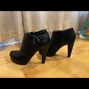Black guess booties